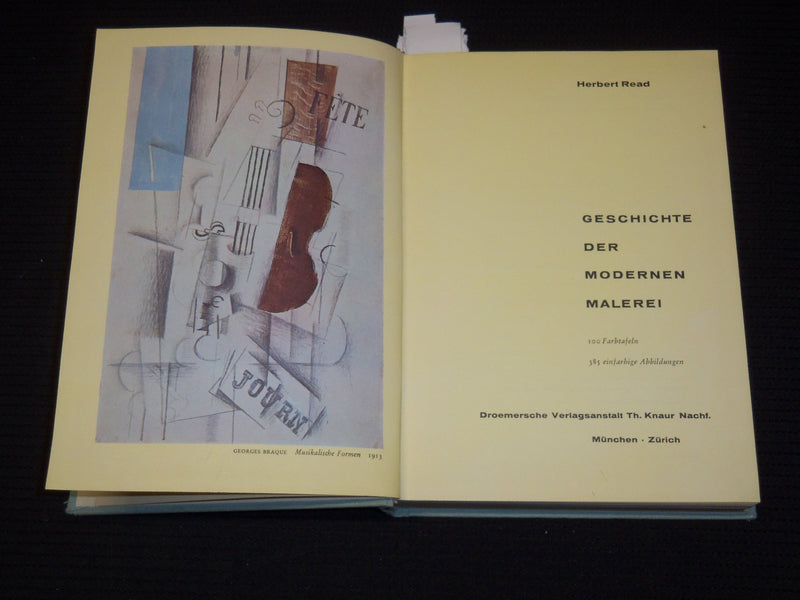 1959 GESCHICHTE DER MODERNEN MALEREI BOOK BY HERBERT READ - KD 5634I