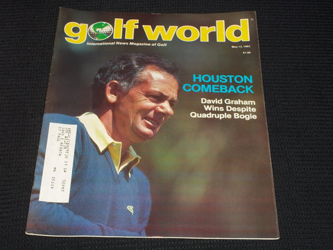 1983 MAY 13 GOLF WORLD MAGAZINE - DAVID GRAHAM FRONT COVER - E 6952