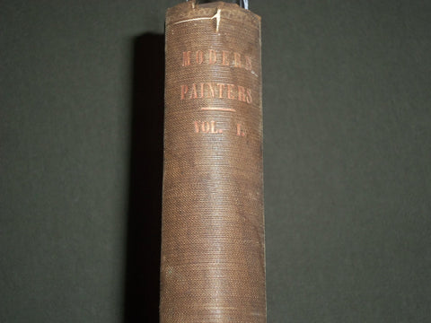 1855 MODERN PAINTERS BY A GRADUATE OF OXFORD VOLUME NO. 1 - NEW YORK - KD 4548