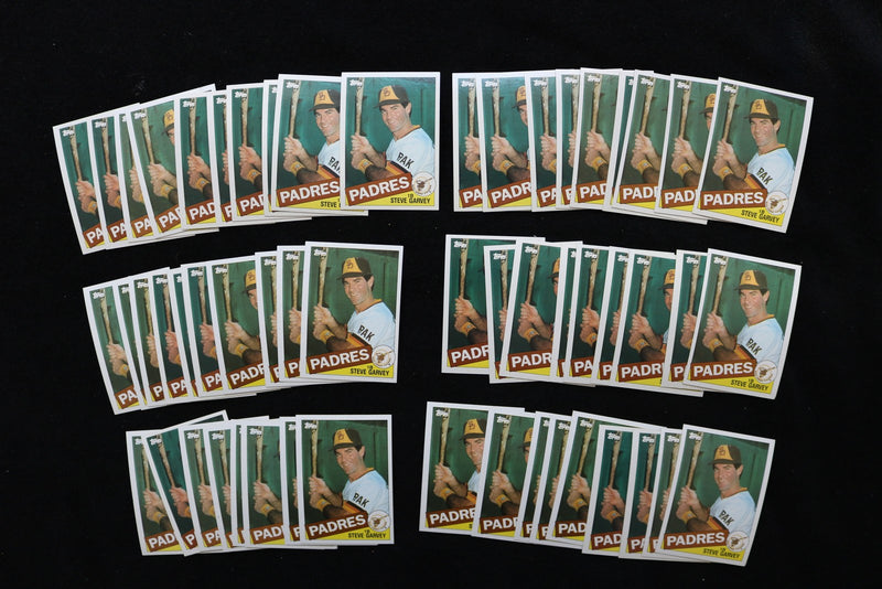 STEVE GARVEY 1985 TOPPS BASEBALL CARDS - CARD #450 - NM-MT - LOT OF 55 - #45