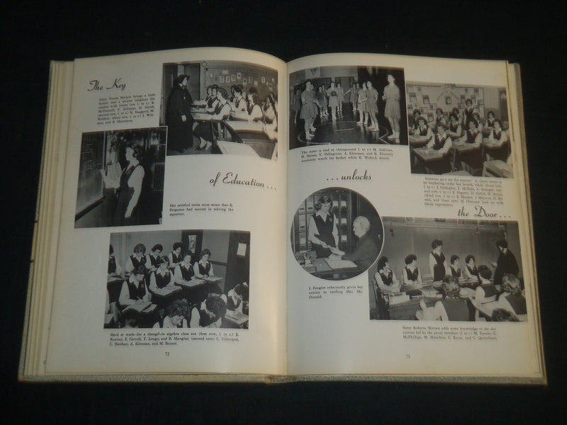 1961 THE GRAIL BLESSED SACRAMENT HIGH SCHOOL YEARBOOK - NEW YORK CITY - YB 1847