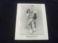 BRITTANY BROWN 8x10 AUTOGRAPHED PHOTOGRAPH