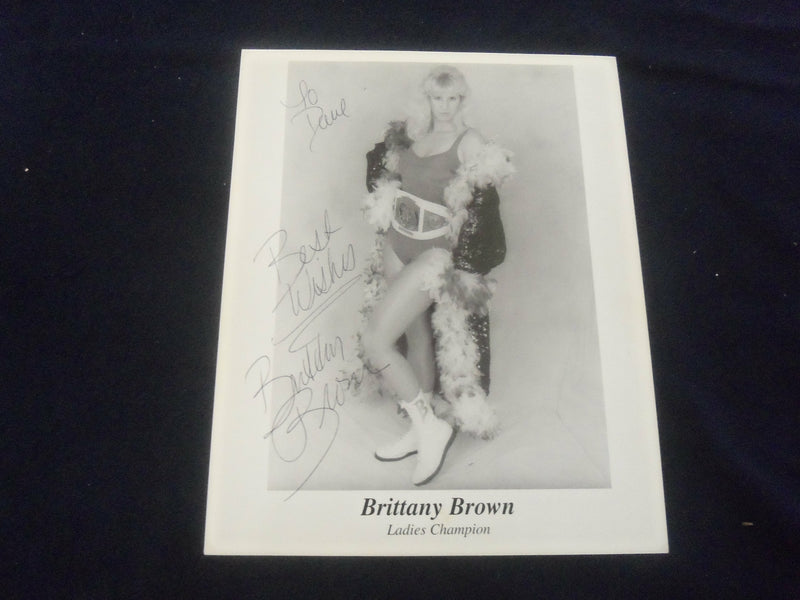 BRITTANY BROWN 8x10 AUTOGRAPHED PHOTOGRAPH