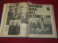 1961 RWDSU RECORD NEWSPAPER BOUND VOLUME NO. 8 - RETAIL - WHOLESALE - R 15J