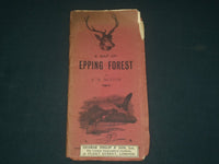 1902 A MAP OF EPPING FOREST BY E. N. BUXTON - LONDON - J 3935