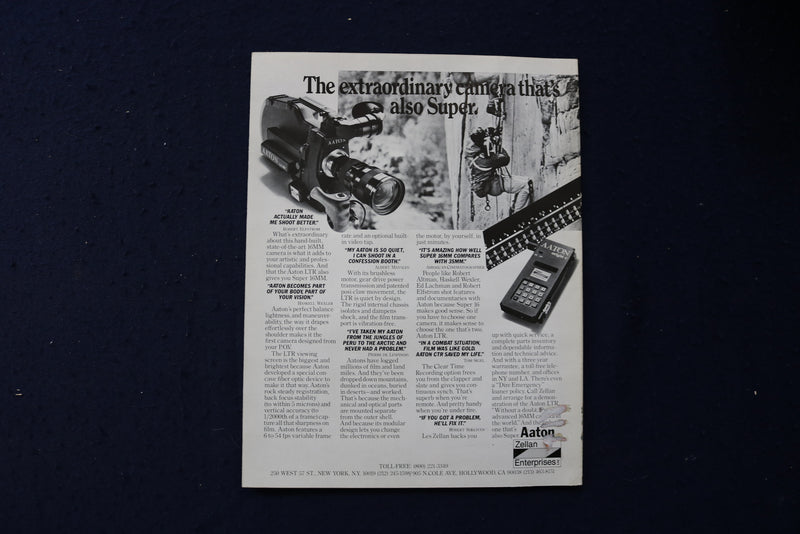 1983 DECEMBER AMERICAN CINEMATOGRAPHER MAGAZINE - SCARFACE - E 17710