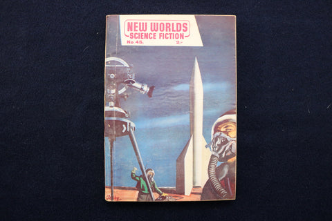 1956 MARCH NEW WORLDS SOFTCOVER DIGEST MAGAZINE - VOLUME 15, NUMBER 45 - K 418