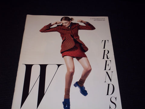 2012 SEPTEMBER W SUPPLEMENT ISSUE MAGAZINE - TRENDS FRONT COVER - E 13065