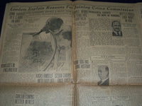1926 MAY 23 SAN ANTONIO SUNDAY LIGHT SPORT SECTION LLOYD GEORGE STRIKE - NP 972N