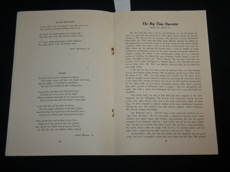 1947 SPRING THE QUARTERLY MAGAZINE PUBLISHED BY UNIVERSITY OF MASS. - J 6637