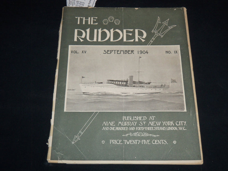 1904 SEPTEMBER THE RUDDER MAGAZINE - VOLUME 15 NO. 9 - NICE PHOTOS - J 9506