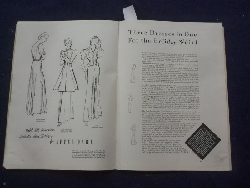 1937 DECEMBER 2 WOMAN'S DAY MAGAZINE - J 9783