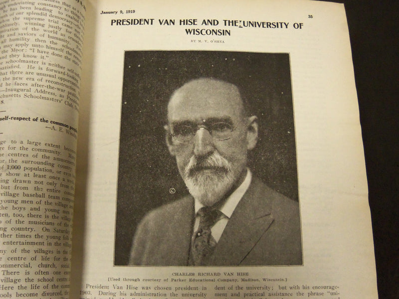 1919 JANUARY-DECEMBER JOURNAL OF EDUCATION BOUND VOLUME - COMPLETE YEAR - R 888