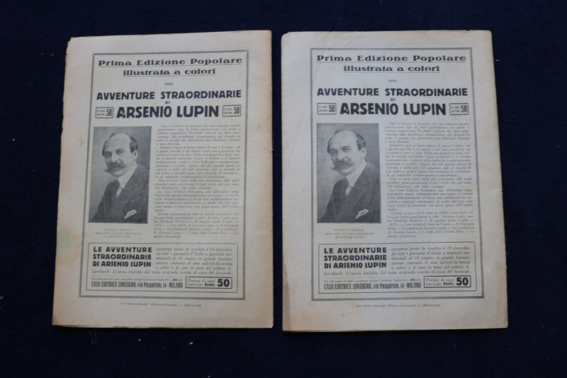 1920'S IL CORSARO DELLE TENEBRE MAGAZINES - LOT OF 39 OF 40 - ITALIAN - O 3546
