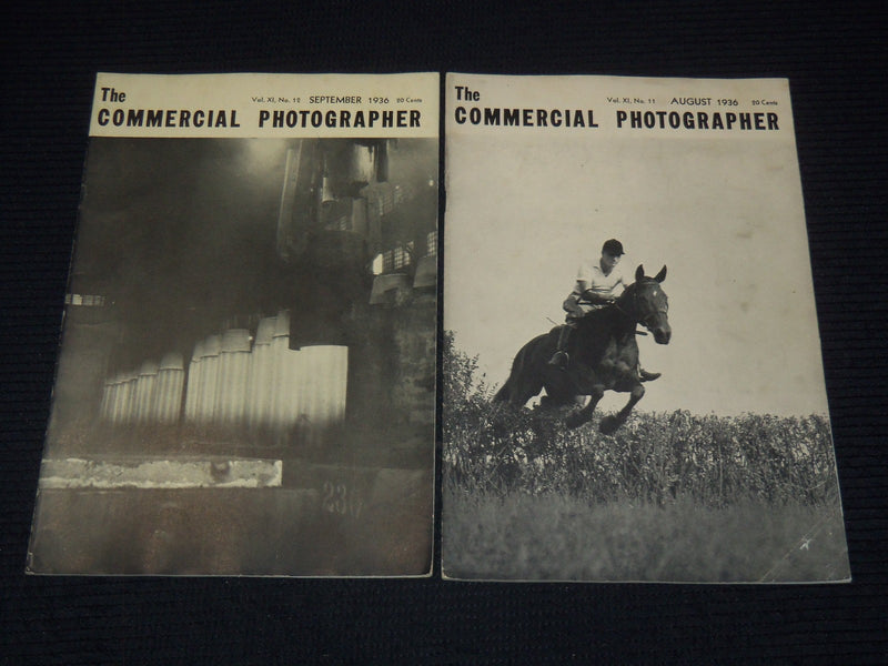 1936 THE COMMERCIAL PHOTOGRAPHER MAGAZINE LOT OF 6 ISSUES - O 3784