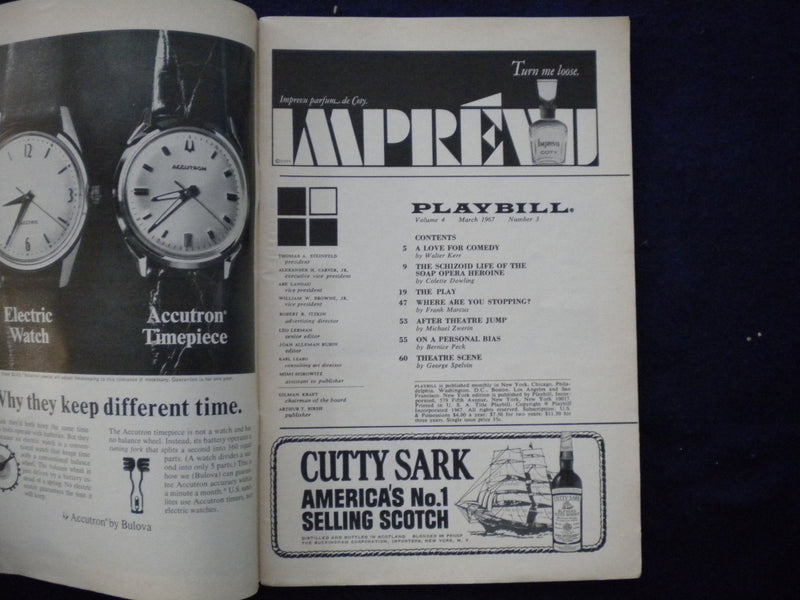 1967 SHERRY! PLAYBILL - CLIVE REVILL SIGNED COVER - J 8316