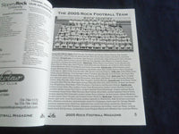 2005 OCT 29 FOOTBALL PROGRAM - SLIPPERY ROCK UNIV VS SHIPPENSBURG UNIV- SP 1217H