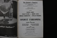 1969 CONDUCT UNBECOMING PROGRAM - QUEEN'S THEATRE - JEREMY CLYDE - K 2382
