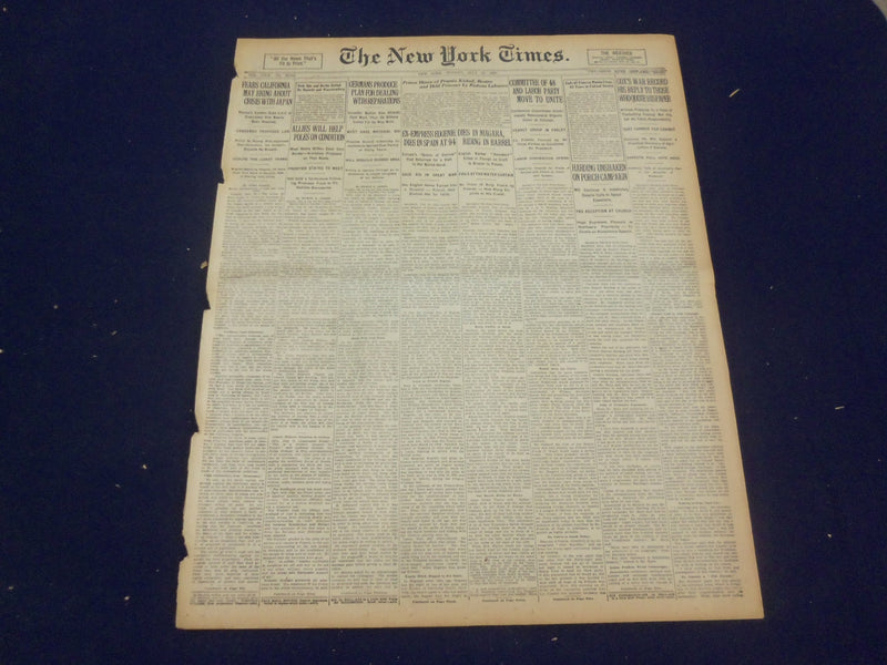1920 JULY 12 NEW YORK TIMES - BABE RUTH HITS NUMBER 27 - NT 9328