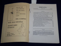 1955 SEPTEMBER HISPANIA A TEACHERS' JOURNAL - SPANISH & PORTUGUESE - K 529