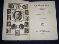 EXPERIENCE A MORALITY PLAY OF TODAY BOOK BY GEORGE V. HOBART - ACTING - KD 2331