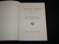 1942 VASCULAR SCLEROSIS HARDCOVER BOOK BY ELI MOSCHCOWITZ - KD 7193