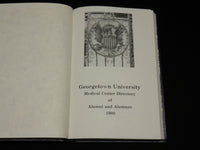 1980 GEORGETOWN UNIVERSITY MEDICAL CENTER ALUMNI DIRECTORY - KD 7347