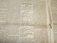 1825 SEPTEMBER 13 AMERICAN TRAVELLER NEWSPAPER - WILLIAMS - BROWNS - NP 4831