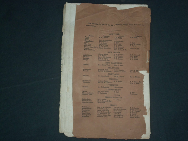 1841 APRIL THE MONTHLY LECTURE OF THE NAT'L SOCIETY OF LIT. & SCIENCE - J 4375