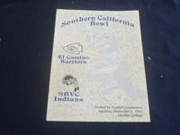 1992 DEC 5 SOUTHERN CA. BOWL PROGRAM - EL CAMINO VS. SAN BERNADINO - ST 6362M
