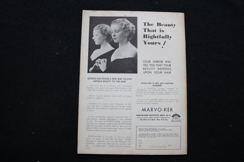 1936 OCTOBER MODERN LIVING MAGAZINE - LIFE BEGINS TODAY COVER - B 3428S