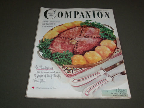 1952 NOVEMBER WOMAN'S HOME COMPANION MAGAZINE- GREAT COVER AND STORIES - SP 7094