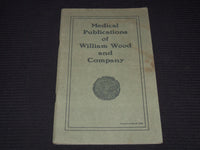 1924 WILLIAM WOOD AND COMPANY MEDICAL PUBLICATIONS CATALOG - J 7556