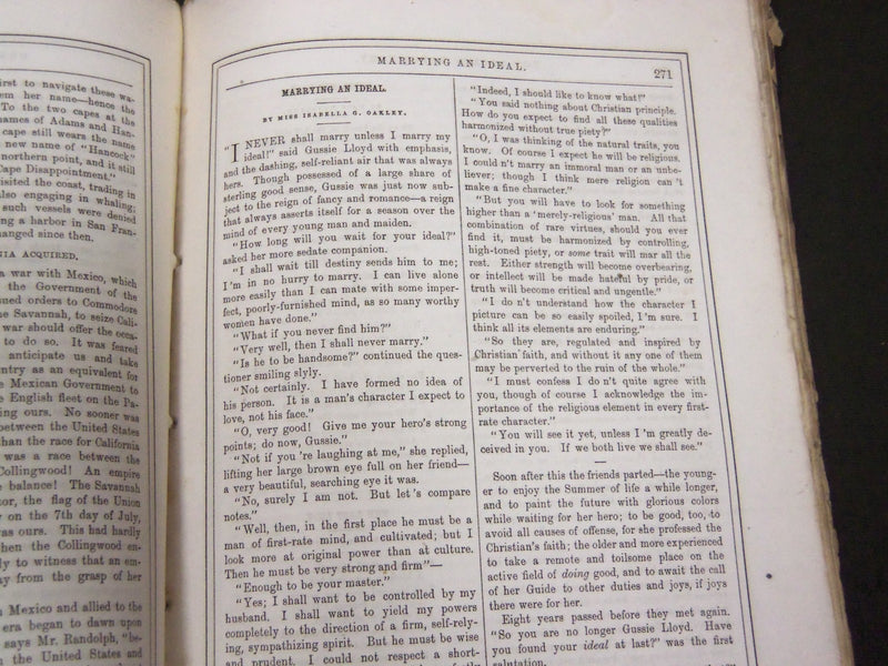 1863-1868 LADIES' REPOSITORY LITERATURE & RELIGION MAGAZINE LOT OF 8 - WR 241F