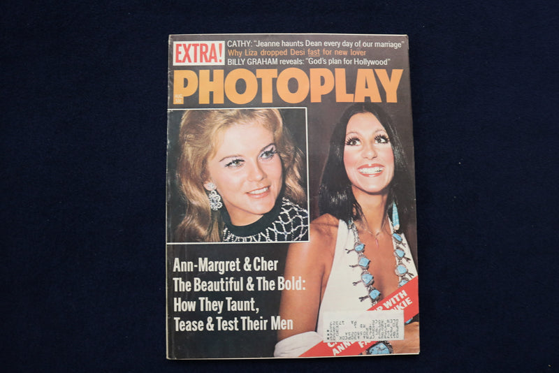 1973 AUGUST PHOTOPLAY MAGAZINE - ANN-MARGRET & CHER COVER - E 12740