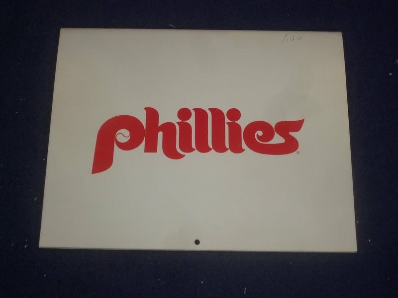 1980 PHILADELPHIA PHILLIES CALENDAR - PETE ROSE ILLUSTRATION ON COVER - ST 6808