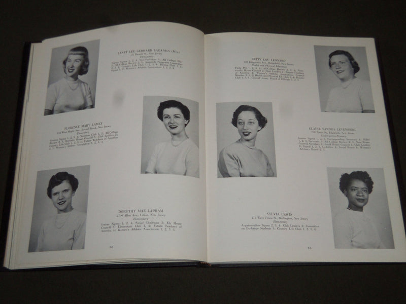 1955 THE SEAL TRENTON STATE COLLEGE YEARBOOK - NEW JERSEY - PHOTOS - YB 1066