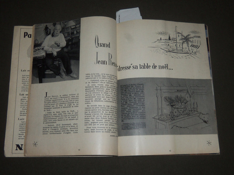 1955-1956 FEMINA PRATIQUE CAHIERS DE ELLE MAGAZINE LOT OF 2 - J 2548