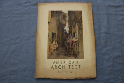 1931 SEPTEMBER THE AMERICAN ARCHITECT MAGAZINE - PHOTOS, STORIES & ADS- ST 5507M