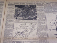 1936 MAR 19 NEW YORK TIMES - JOHNSTOWN DESERTED, PITTSBURGH IN DARKNESS- NT 1849