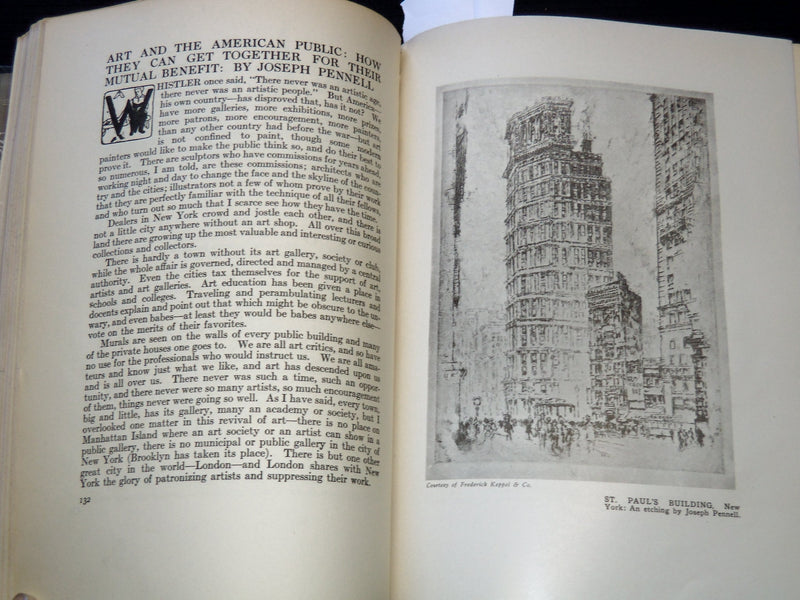 1915 OCTOBER-1916 MARCH THE CRAFTSMAN MAGAZINE BOUND VOLUME - KD 7888