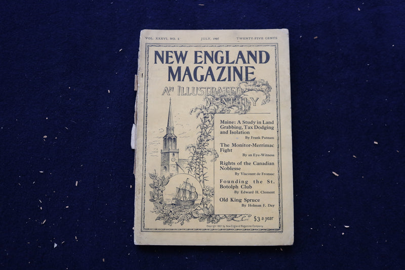 1893-1916 NEW ENGLAND MAGAZINE - LOT OF 7 - O 3549