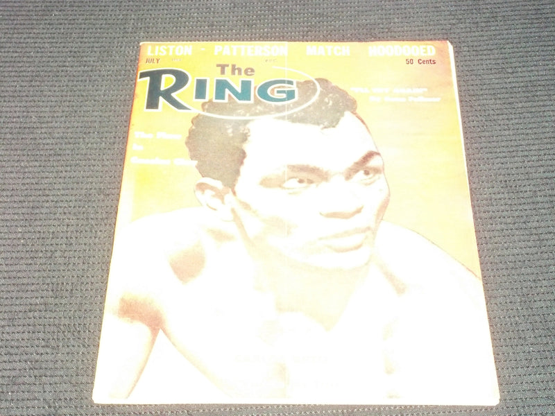 1963 JULY THE RING MAGAZINE - CARLOS ORTIZ BOXING COVER - E 3330