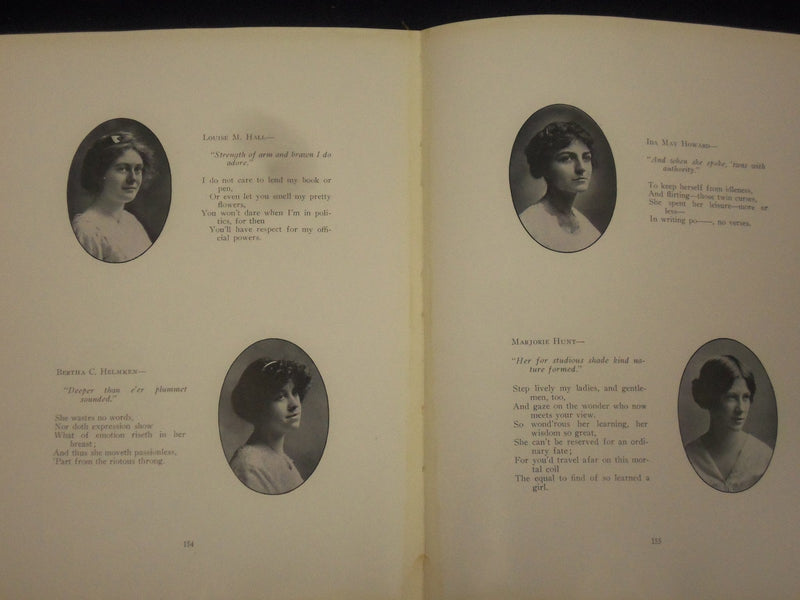 1915 THE ORACLE ADELPHI COLLEGE YEARBOOK - BROOKLYN NEW YORK - PHOTOS - YB 87