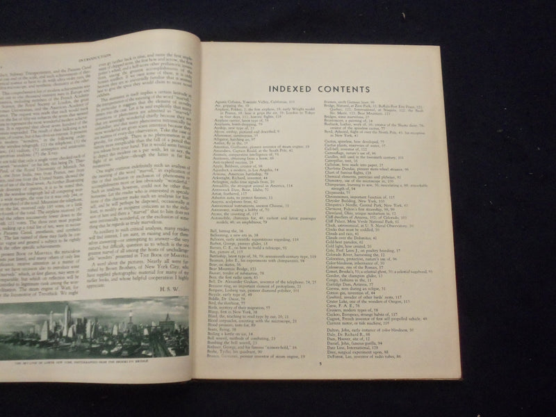 1931 THE LITERARY DIGEST BOOK OF MARVELS HARDCOVER BOOK- HENRY WILLIAMS- KD 8284
