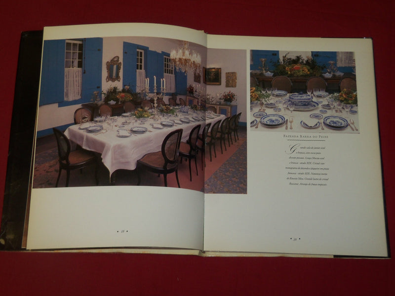1990 A MESA COM ELEGANCIA BOOK BY LIA WILLEMSENS NEVES DA ROCHA - I 1730