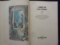 1942 A WOMAN'S LIFE HARDCOVER BOOK BY GUY DE MAUPASSANT- HERITAGE PRESS- KD 9344