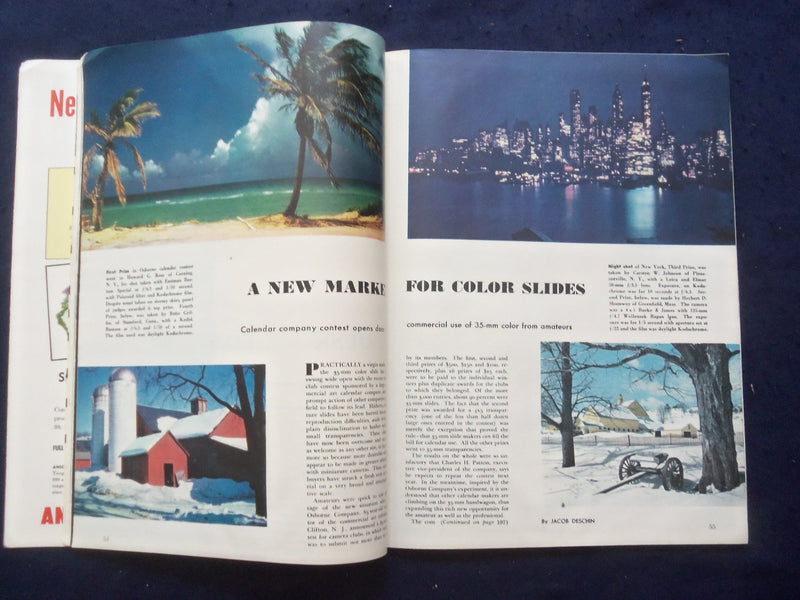 1953 JULY PHOTOGRAPHY MAGAZINE - PHILIPE HALSMAN - ABC'S OF COLOR - SP 4781J