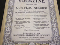 1947-1959 NATIONAL GEOGRAPHIC MAGAZINE LOT OF 4 - AMERICAN FLAG - ALASKA - O 137