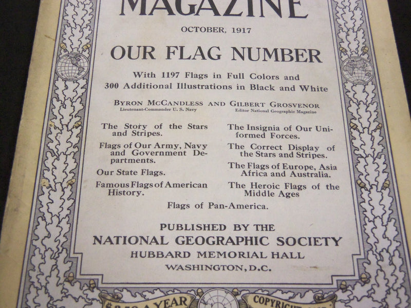 1947-1959 NATIONAL GEOGRAPHIC MAGAZINE LOT OF 4 - AMERICAN FLAG - ALASKA - O 137
